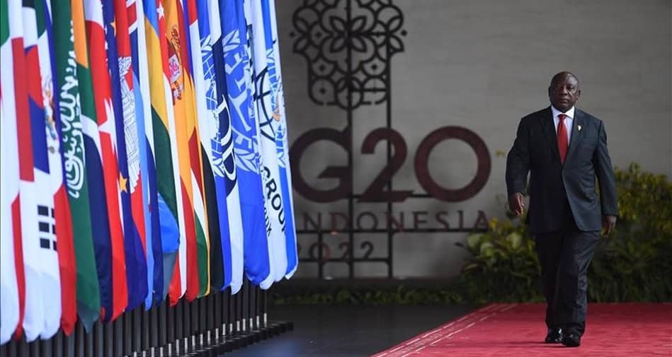 L’Afrique du Sud à la présidence du G20 : une première pour le continent