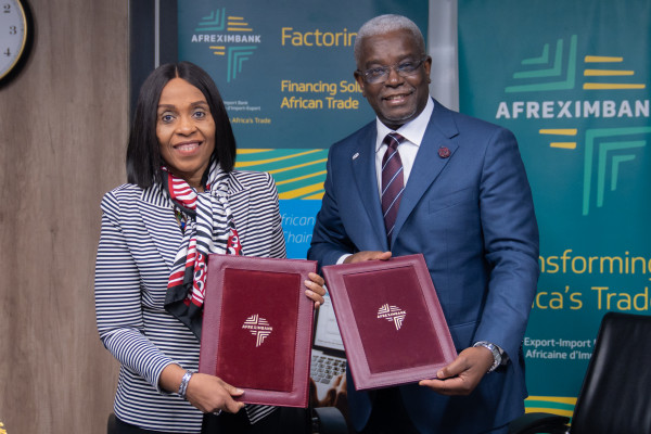 Afreximbank accorde une ligne de crédit d’affacturage de 15 millions d’euros à la Banque postale du Congo