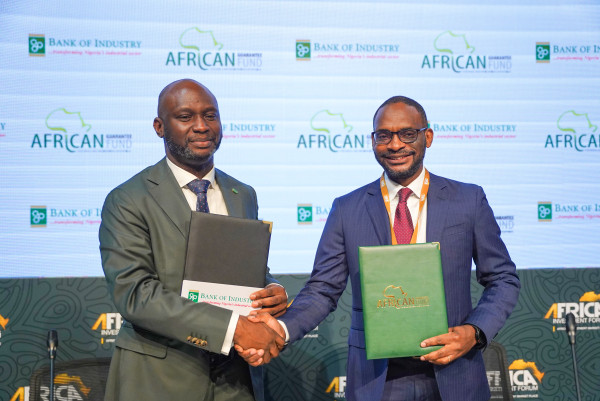 African Guarantee Fund et la Bank of Industry signent un accord-cadre de garantie de 50 millions de dollars US pour renforcer les capacités des femmes entrepreneures et des Petites et moyennes entreprises (PME) au Nigeria