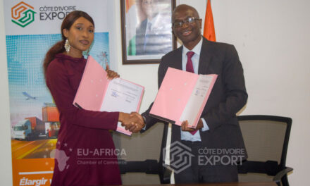 La Chambre de Commerce Union Européenne-Afrique et l’Agence Côte d’Ivoire Export signent un partenariat en faveur des exportations ivoiriennes