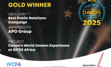 APO Group remporte l’or et le bronze aux Davos Communications Awards 2025 pour les campagnes de Canon Central and North Africa