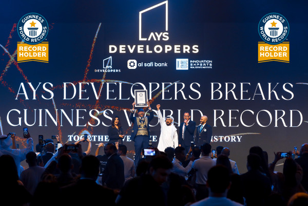 AYS Developers bat un record du monde Guinness pour la plus grande session de formation immobilière au monde à Dubaï