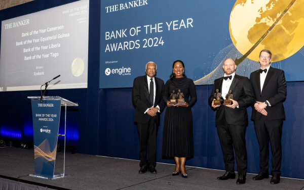 Quatre filiales de Ecobank sacrées Banque de l’année lors des ‘Bank of the Year Awards 2024’ décernés par The Banker