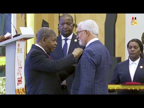 Le Président João Lourenço décerne à Haim Taib la Médaille de la Paix et du Développement de l’Angola pour trois décennies de partenariat et de progrès